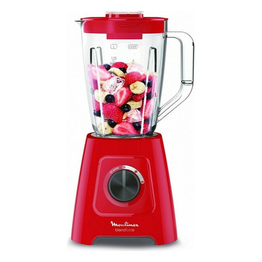 Standmixer Moulinex LM4205 1,25 L 600W Rot 550 W (2 L)