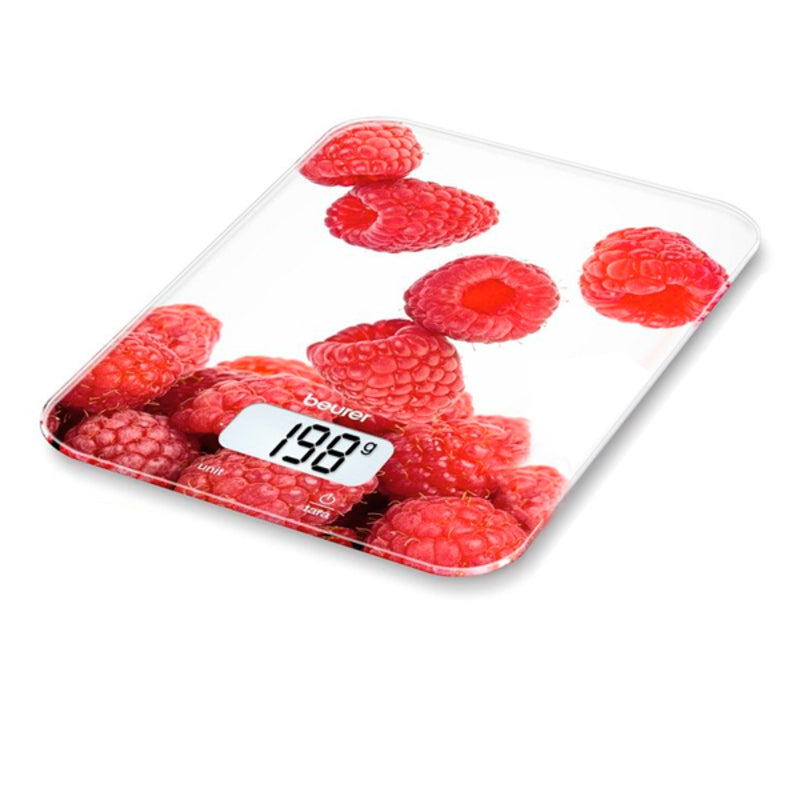 Küchenwaage Beurer KS 19 berry 5 Kg Weiß Rot 5 kg