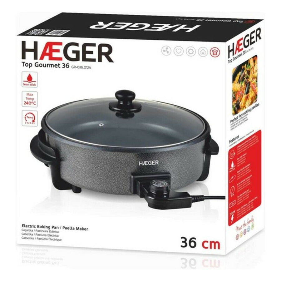 Elektrischer Multifunktionsgrill Haeger Top Gourmet 36 cm 1500 W