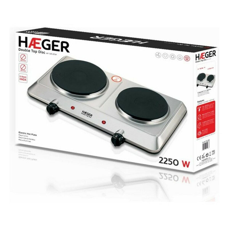 Elektrische Heizplatte Haeger Double Top Disc 2 Herde 2250W