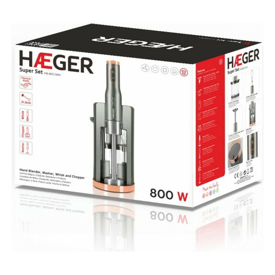 Handrührgerät Haeger Super Set Grau 800 W