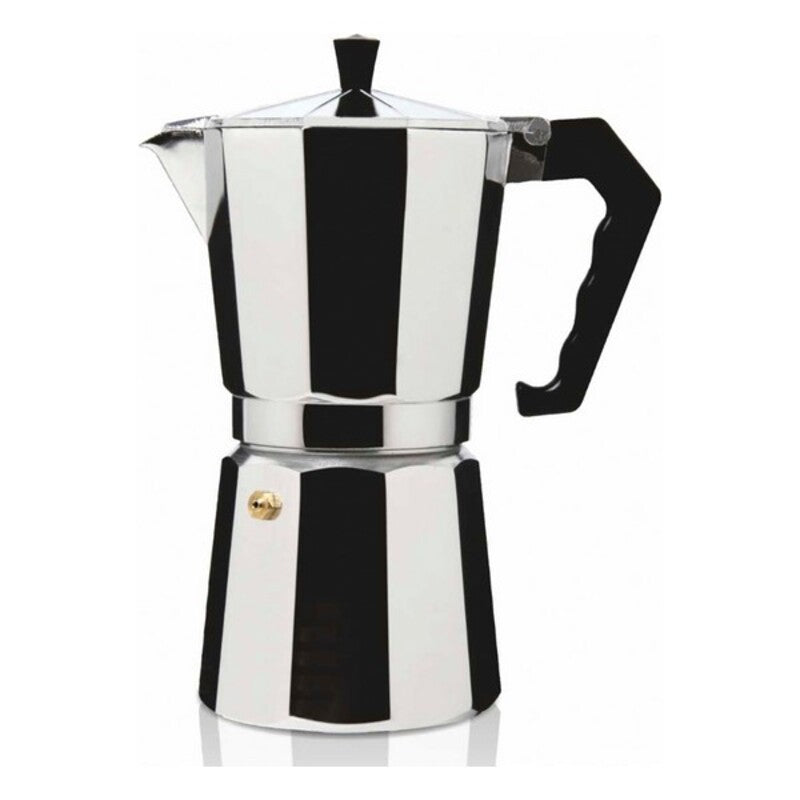 Italienische Kaffeemaschine Haeger Moka Aluminium