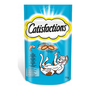 Katzenfutter Catisfactions Snack Lachsfarben (60 g)