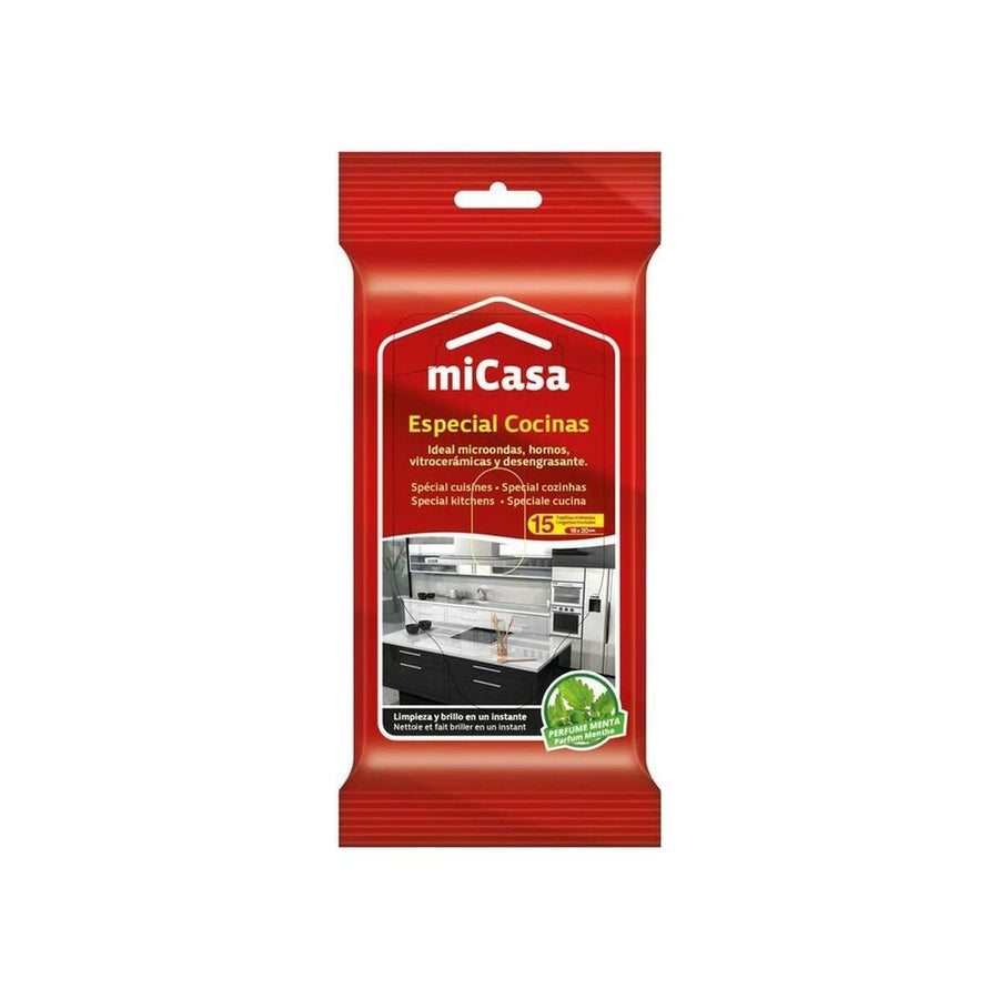 Sterile Reinigungstücher Packungen (Pack) Micasa Küche (15 uds)