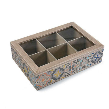 Teebox Alfama Holz (17 x 7 x 24 cm)