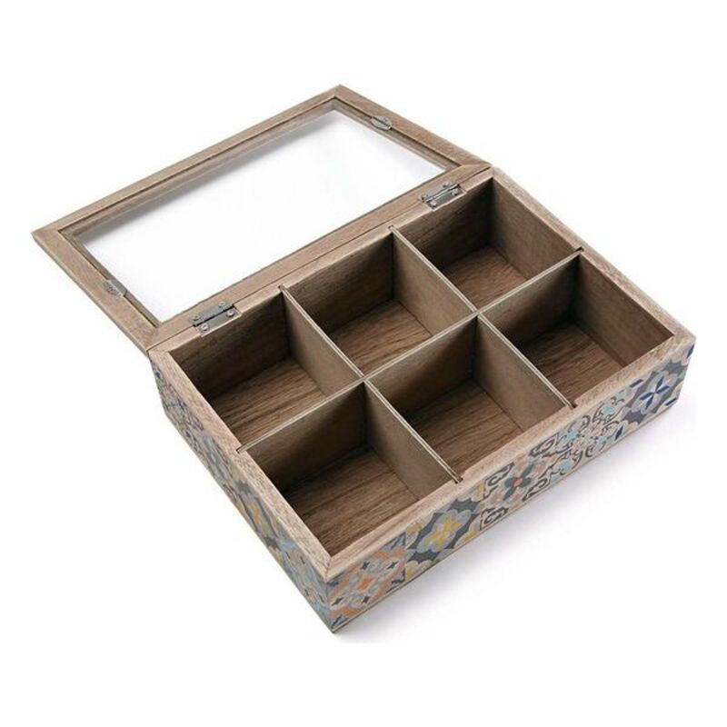 Teebox Alfama Holz (17 x 7 x 24 cm)