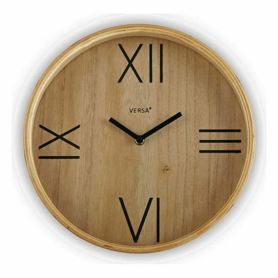 Uhr Versa Holz (4,5 x 29,5 x 29,5 cm)