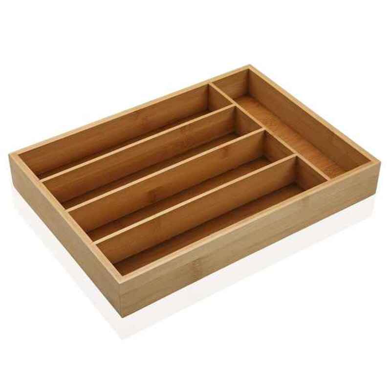 Besteckkasten Versa Holz Bambus (25 x 5 x 35 cm)