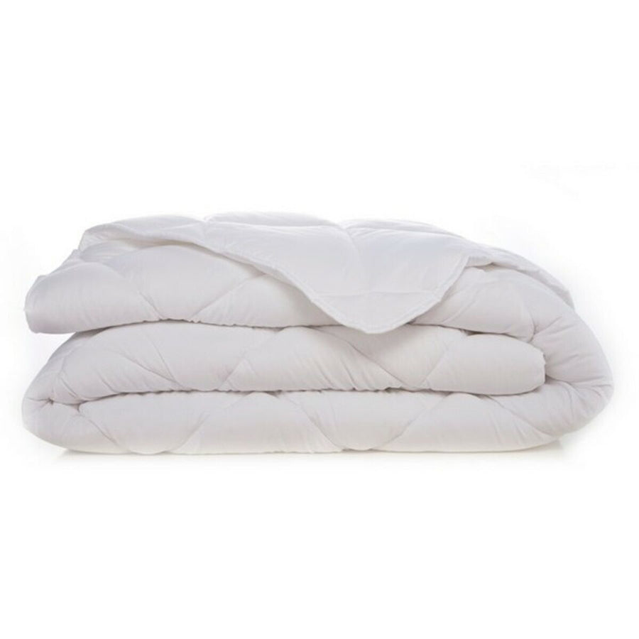 Bettdecke Naturals Weiß (60 cm Babybett) (100 x 120 cm)