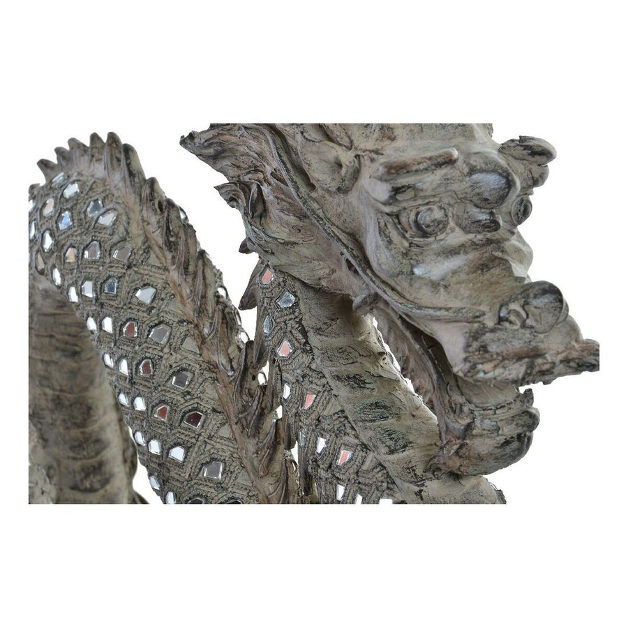 Deko-Figur DKD Home Decor Drache Harz Kristall (52 x 13.5 x 31 cm)