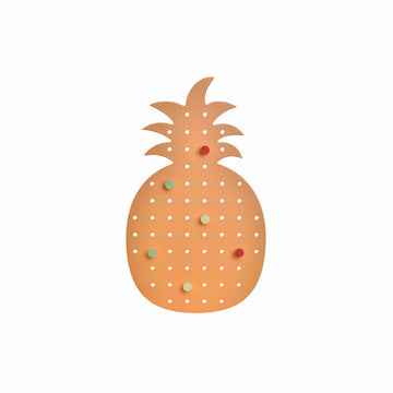 Garderobe DKD Home Decor Orange Holz Ananas (21.5 x 1 x 37.5 cm)