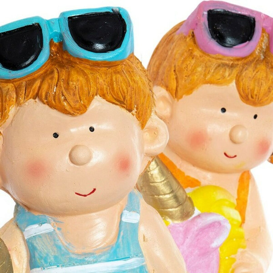 Deko-Figur DKD Home Decor Fiberglas Kinder (2 pcs) (23 x 19 x 40 cm)