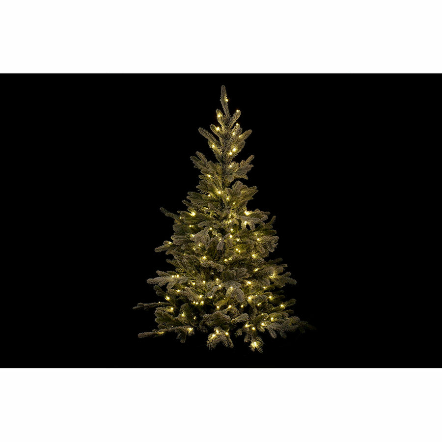 Weihnachtsbaum DKD Home Decor Metall PVC Weihnachten LED Verschneit (115 x 115 x 150 cm)