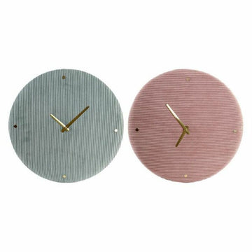 Wanduhr DKD Home Decor Polyester (2 pcs) (40 x 5 x 40 cm)