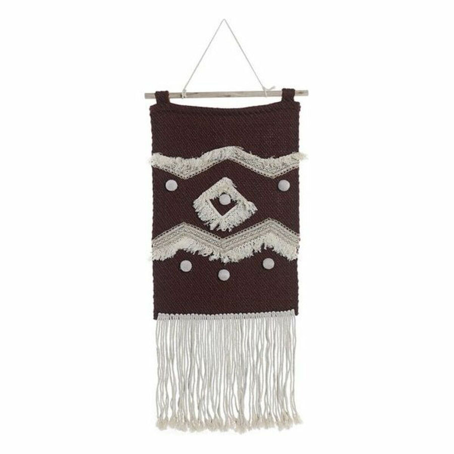 Wanddekoration DKD Home Decor Polyester Wandbehang Boho