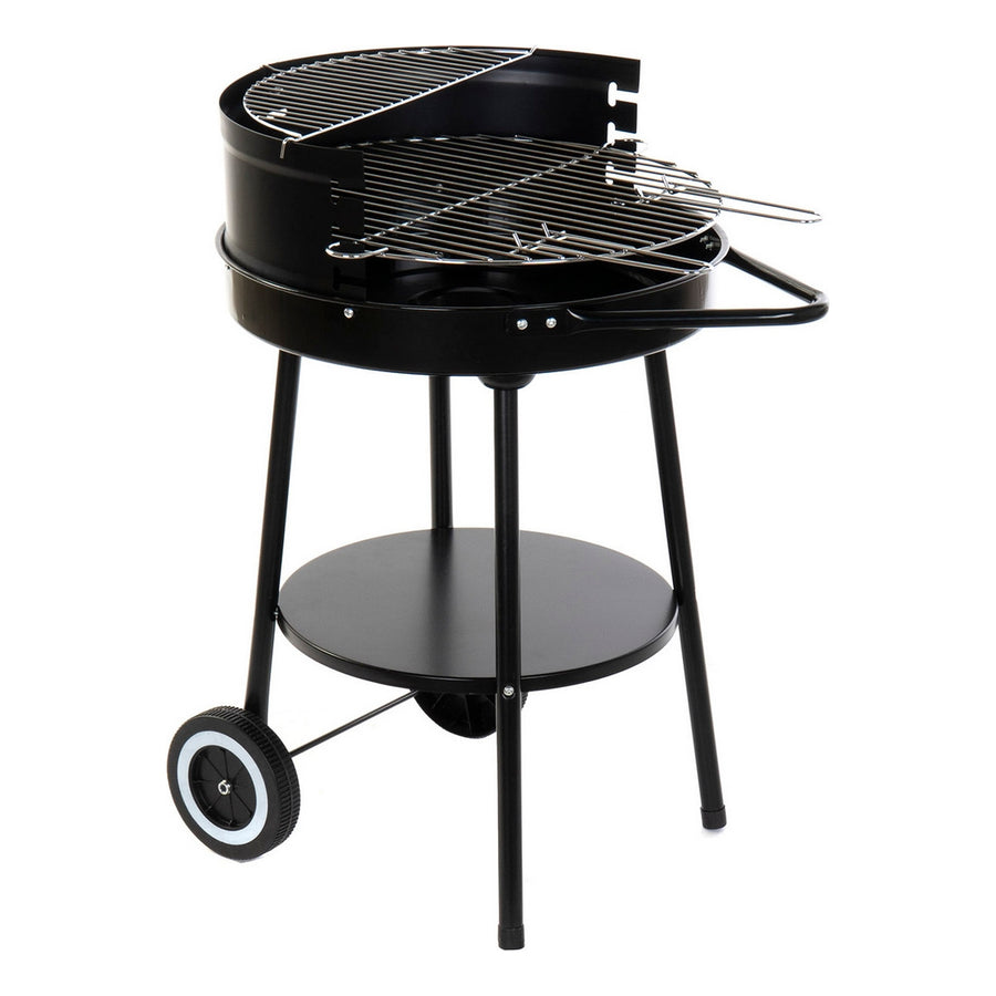 Holzkohlegrill mit Rädern DKD Home Decor Metall (59 x 49 x 82 cm)