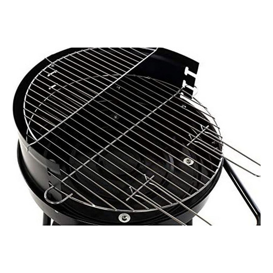 Holzkohlegrill mit Rädern DKD Home Decor Metall (59 x 49 x 82 cm)