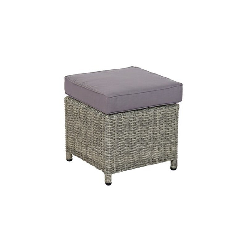 Wohnzimmer Sitzgruppe mit Tisch DKD Home Decor MB-166669 Außenbereich Kristall Polyester Synthetischer Rattan Stahl (267 x 204 x