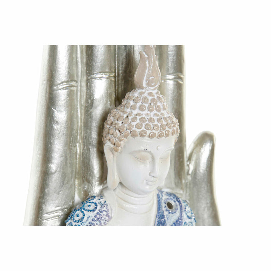 Deko-Figur DKD Home Decor Metall Buddha Harz Holz MDF (14 x 11 x 41 cm)