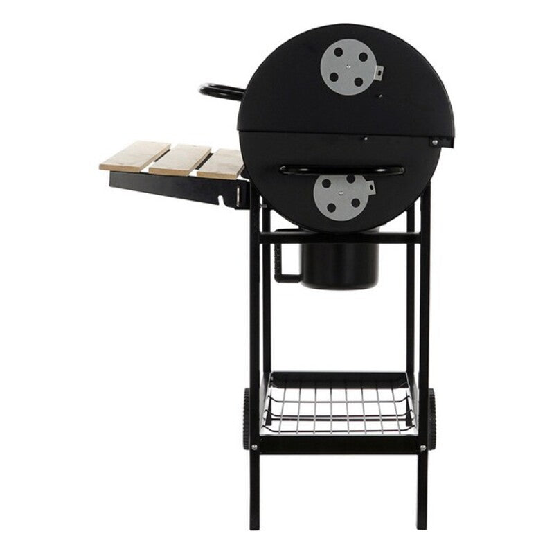 Kohlegrill mit Deckel und Rädern DKD Home Decor Holz Stahl