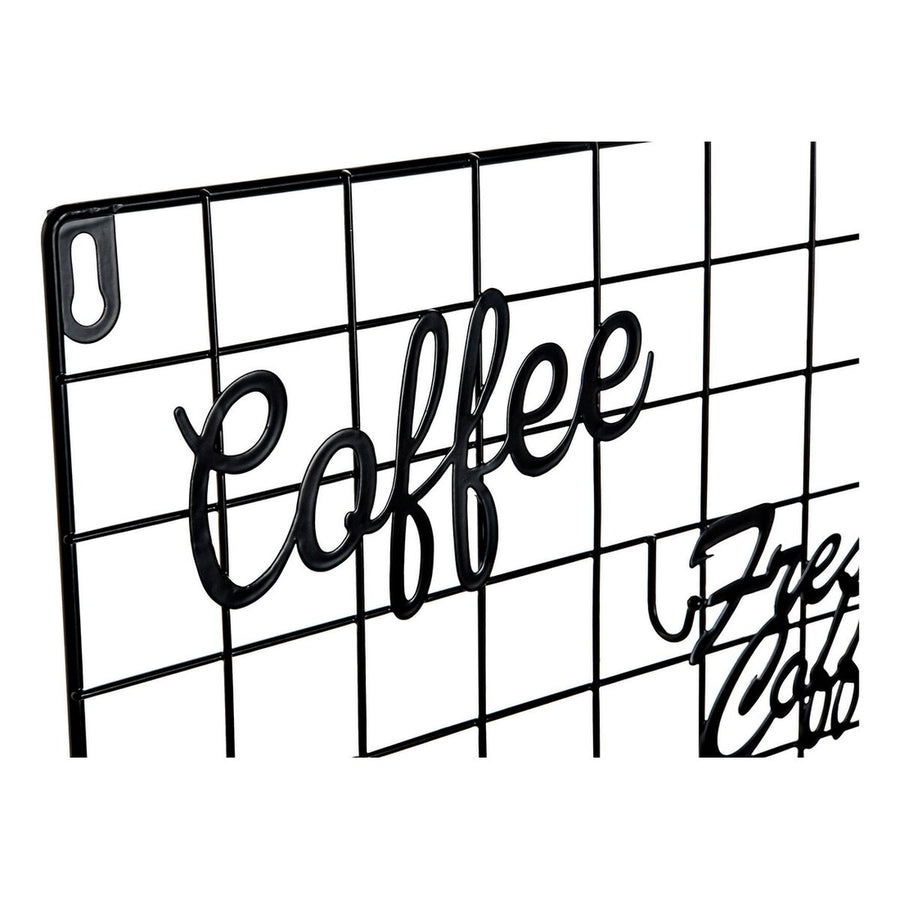 Wanddekoration DKD Home Decor Coffee Metall Harz (30 x 4 x 38 cm)