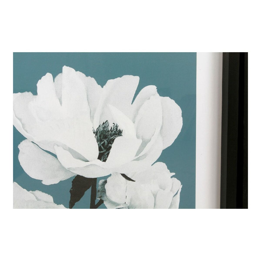 Bild DKD Home Decor Flowers Blomster Moderne (55 x 2,5 x 70 cm) (4 Stück)