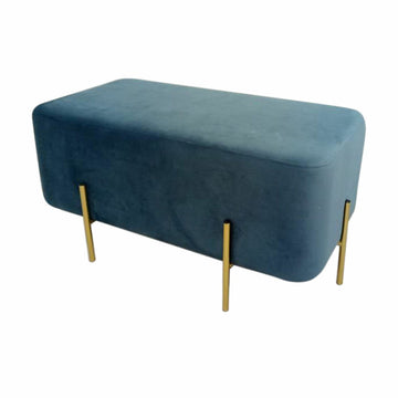 Barhocker DKD Home Decor   Blau Metall Polyester (91 x 46,5 x 42 cm)