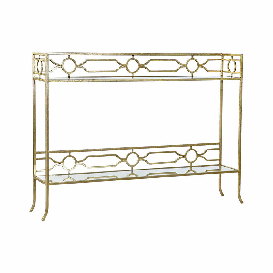 Konsole DKD Home Decor Spiegel Gold Metall (127 x 23 x 90 cm)