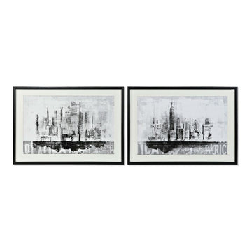 Bild DKD Home Decor New York Leinwand New York (84 x 3 x 60 cm) (2 Stück)