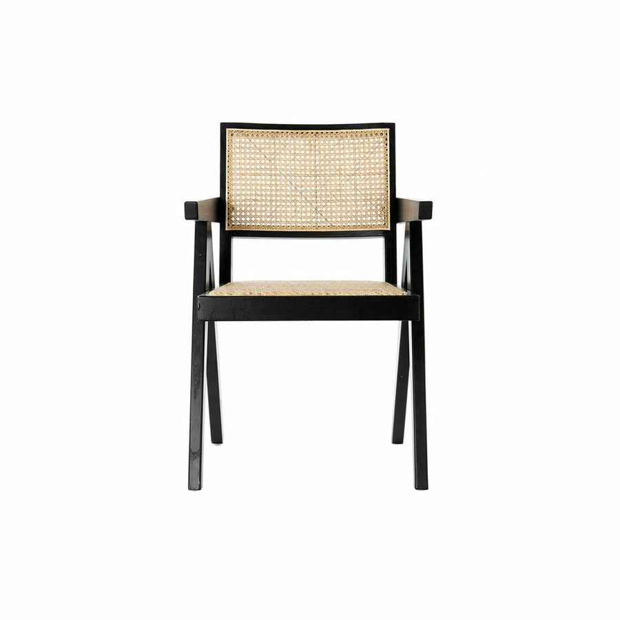 Armlehnstühle DKD Home Decor Rattan Ulmenholz (50 x 50 x 84 cm)