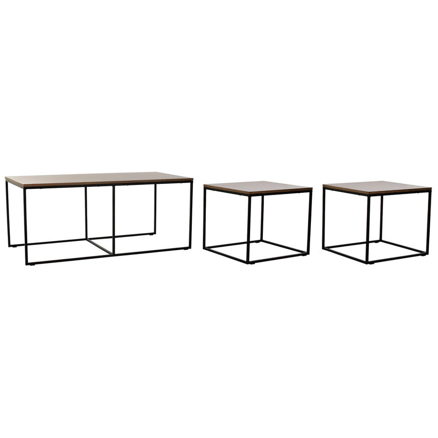 Beistelltisch DKD Home Decor Holz Metall (3 pcs) (122.5 x 61 x 53 cm) (56 x 51 x 48 cm)