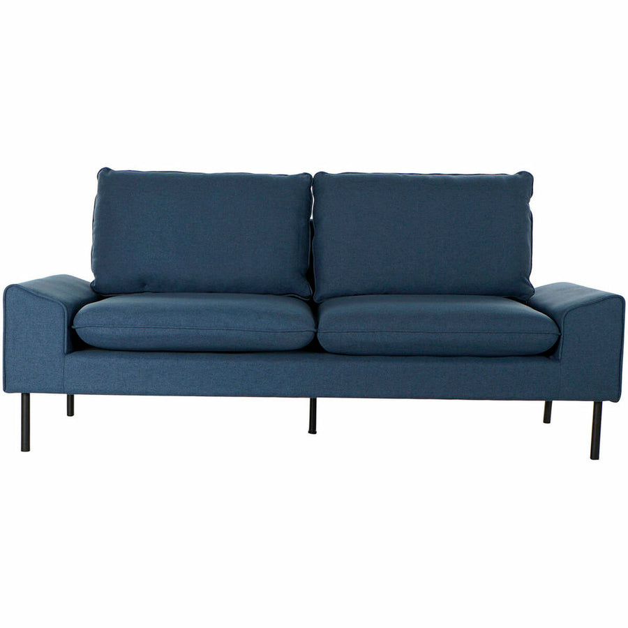 Sofa DKD Home Decor Polyester Metall Marineblau (197 x 82 x 90 cm)