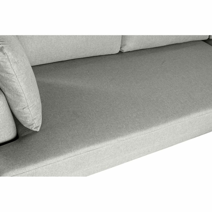 Chaise Longue DKD Home Decor Grau Polyester Metall (240 x 160 x 85 cm)