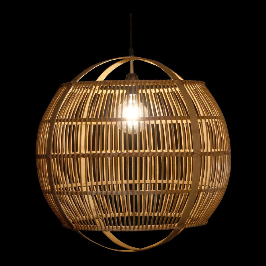 Deckenlampe DKD Home Decor Bambus Rattan (55.5 x 55.5 x 55 cm)