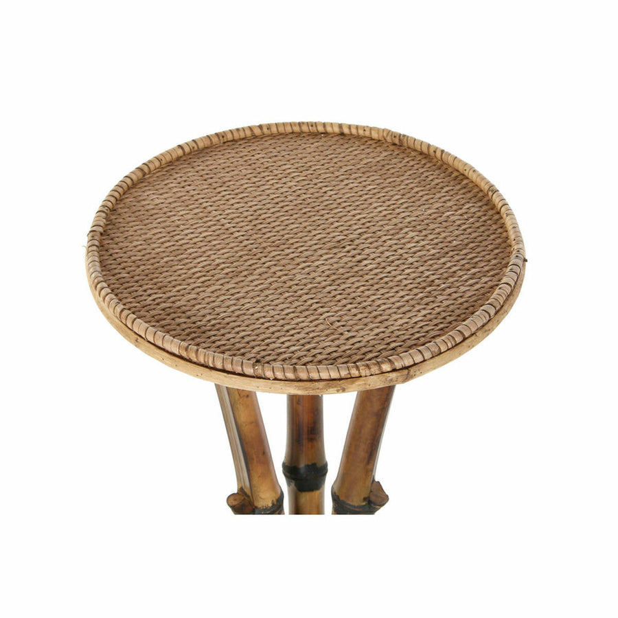 Blumentopf DKD Home Decor Bambus Rattan natürlich (30.5 x 30.5 x 80 cm)