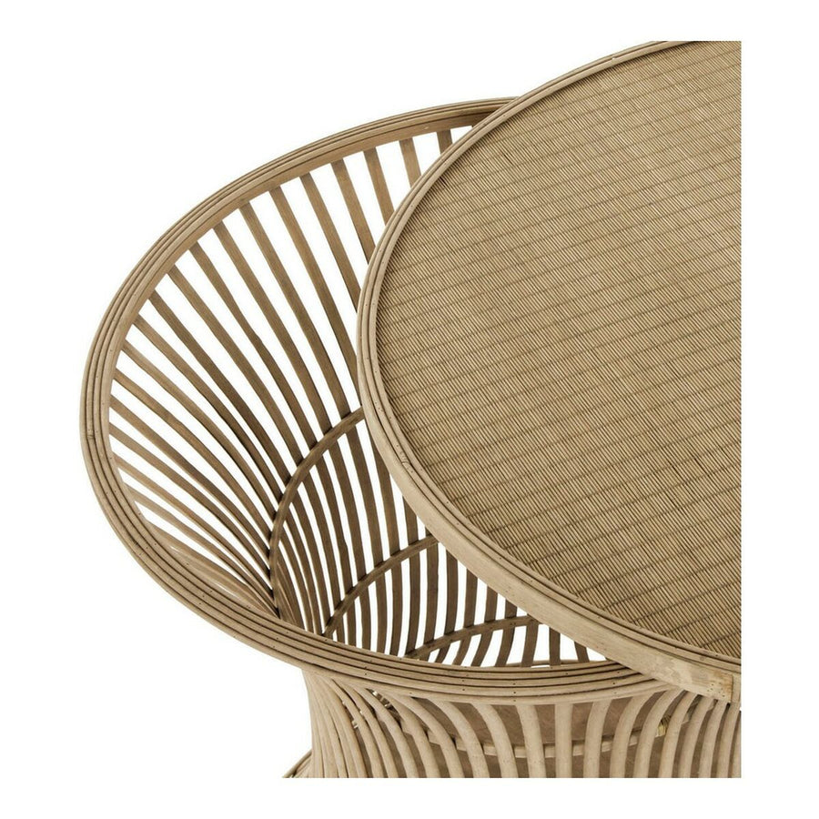 Beistelltisch DKD Home Decor Rattan (60.5 x 60.5 x 60 cm)