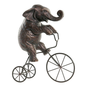 Deko-Figur DKD Home Decor Metall Harz Elefant (30 x 12 x 37 cm)