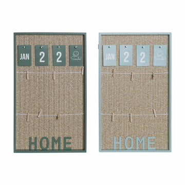 Veranstalter DKD Home Decor PP (Polypropylen) Holz MDF (2 pcs) (30 x 3 x 50 cm)