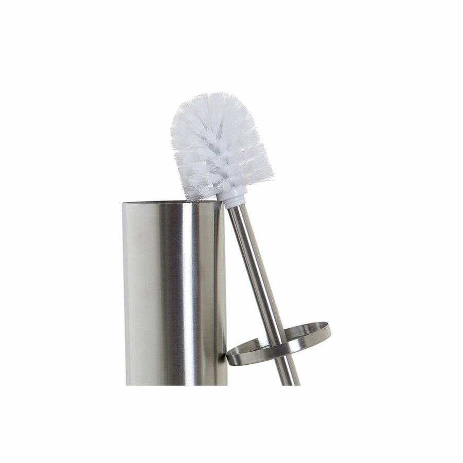 Toilettenbürste DKD Home Decor Silber Stahl (9 x 9 x 39 cm)