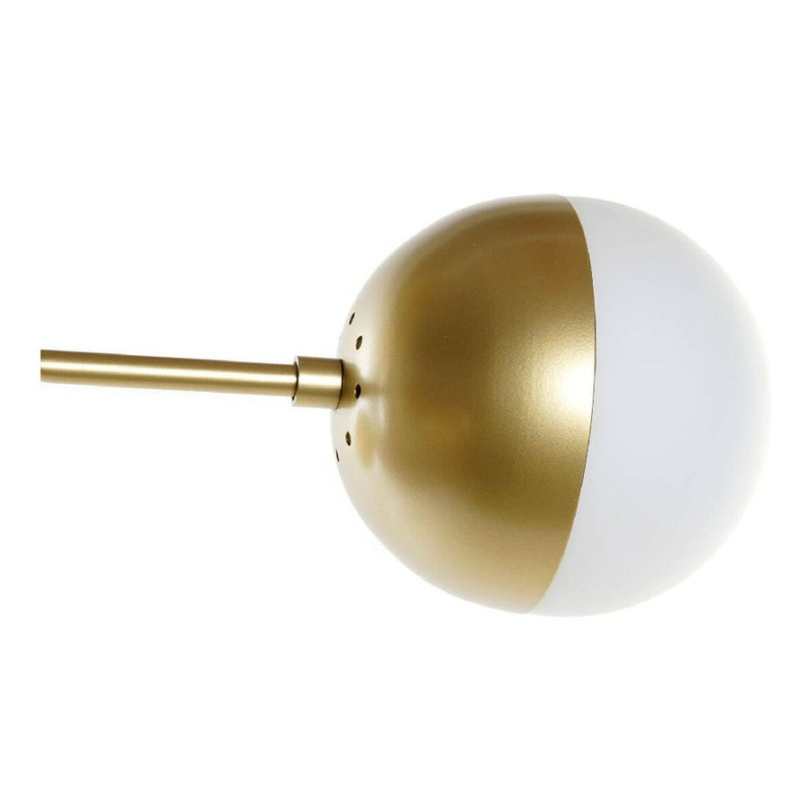 Deckenlampe DKD Home Decor LA-181956 Kristall Gold Metall Weiß 220 V 50 W (61 x 58 x 46 cm)