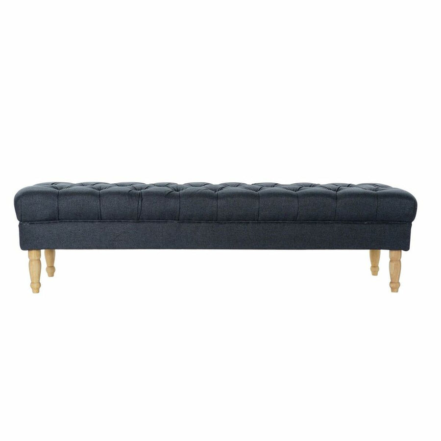 Barhocker DKD Home Decor   natürlich Blau Polyester Kautschukholz (158 x 50 x 42 cm)