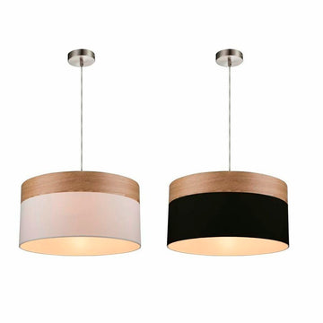 Deckenlampe DKD Home Decor Weiß Schwarz Polyester (2 pcs) (38 x 38 x 25 cm)