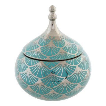 Box-Schmuckkästchen DKD Home Decor Porzellan Orientalisch (14 x 14 x 17 cm)