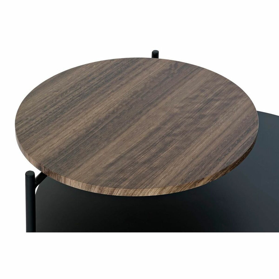 Beistelltisch DKD Home Decor Braun Schwarz Holz Metall (70.5 x 66.5 x 50 cm)