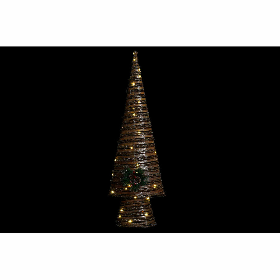 Weihnachtsbaum DKD Home Decor Rattan LED (32 x 18 x 100 cm)