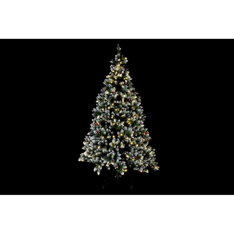 Weihnachtsbaum DKD Home Decor PVC LED Verschneit (125 x 125 x 210 cm)