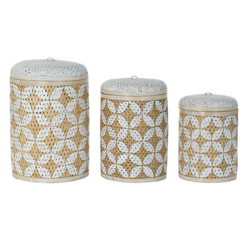 Korb-Set DKD Home Decor Bambus Bali (3 pcs)