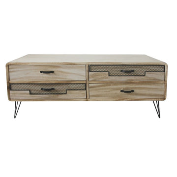 TV-Möbel DKD Home Decor Metall Paulonia-Holz (115 x 61 x 43 cm)