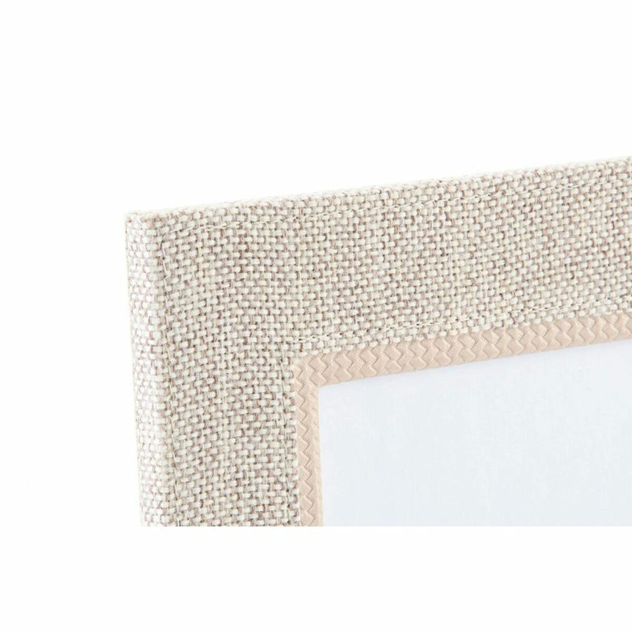 Fotorahmen DKD Home Decor Beige Leinen (19 x 1,6 x 24 cm)