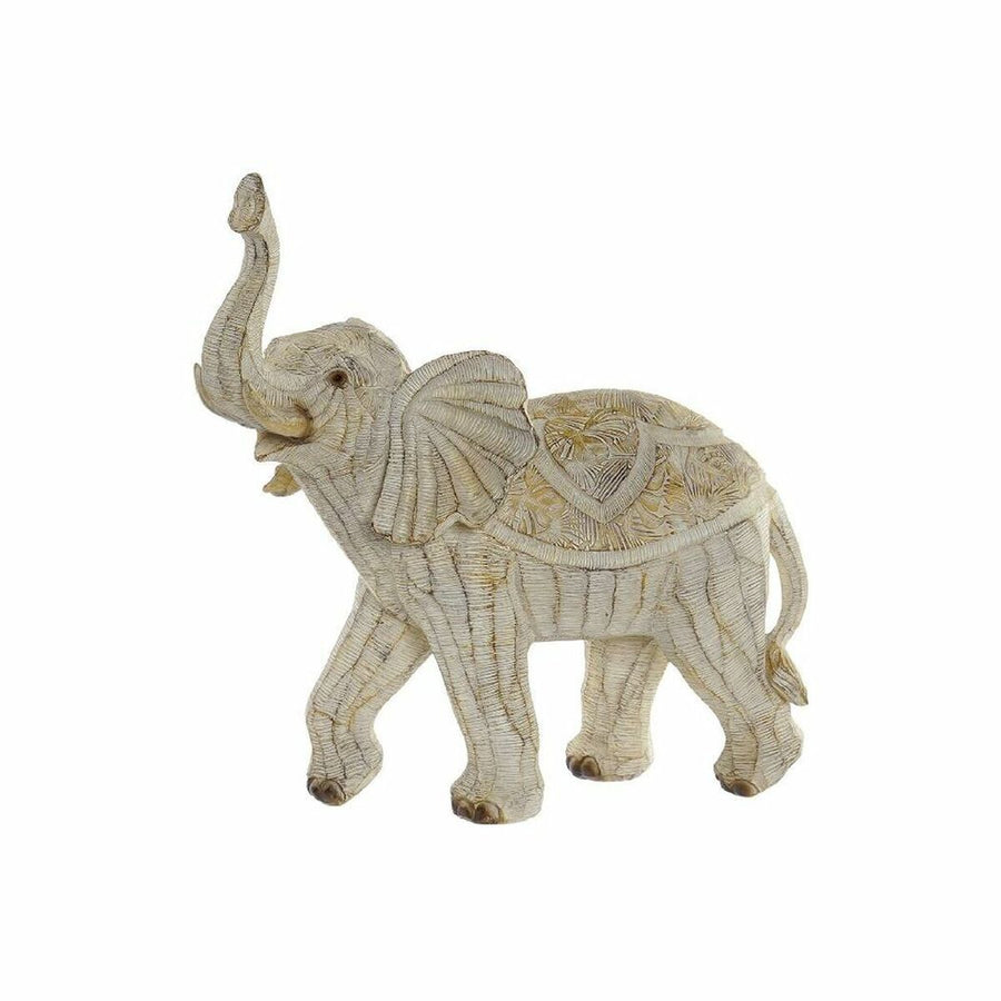 Deko-Figur DKD Home Decor Harz Elefant (33.5 x 17 x 35 cm)